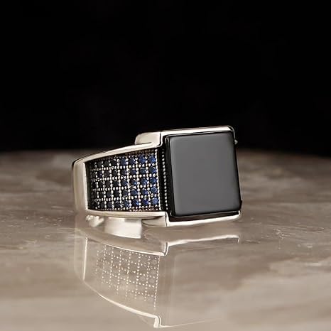 Turkish Style Silver Ring For Men's