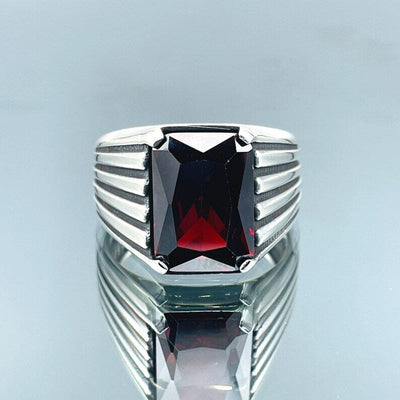 Lava Crest Sillver Ring For Men's Lava Crest Sillver Ring For Men's zamzaria 