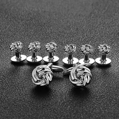 Luxury Personalized Silver Cufflinks-Black Luxury Personalized Cufflinks-Black zamzaria 