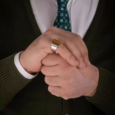 Zarif Silver Ring For Men's Zarif Silver Ring For Men's zamzaria 