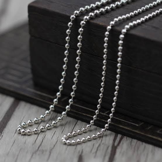 Silver Ball Chain For Men's & Women's Silver Ball Chain For Men's & Women's zamzaria 