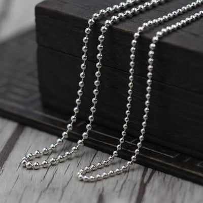 Silver Ball Chain For Men's & Women's Silver Ball Chain For Men's & Women's zamzaria 