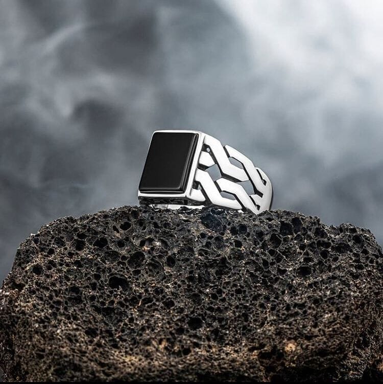 Handcrafted Silver RIng For Men's Handcrafted Silver RIng For Men's zamzaria 
