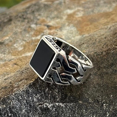 Handcrafted Silver RIng For Men's Handcrafted Silver RIng For Men's zamzaria 