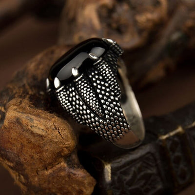 Tiger Gaze Silver Ring For Men's Tiger Gaze Silver Ring For Men's zamzaria 