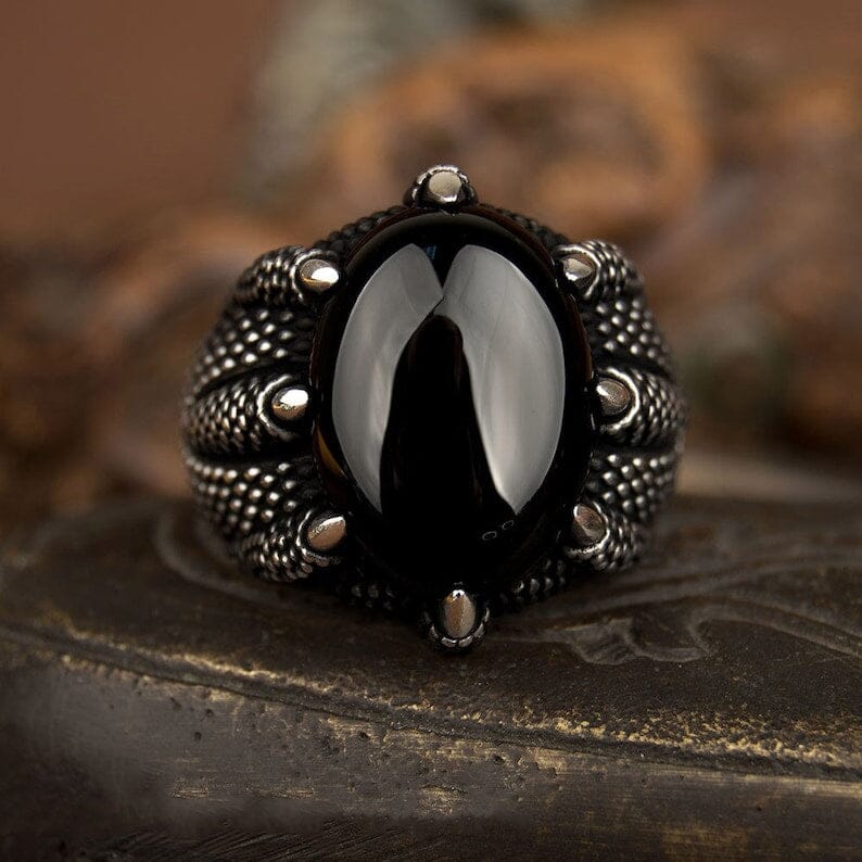 Tiger Gaze Silver Ring For Men's Tiger Gaze Silver Ring For Men's zamzaria 