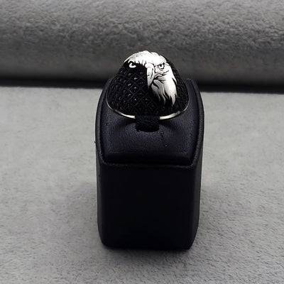 Eagle Crest Silver Ring For Men's Eagle Crest Silver Ring For Men's zamzaria 