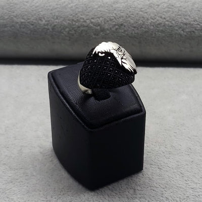 Eagle Crest Silver Ring For Men's Eagle Crest Silver Ring For Men's zamzaria 