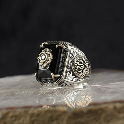 Turkish Luxury Turkish Silver Ring for Men's Luxury Turkish Silver Ring for Men's zamzaria 