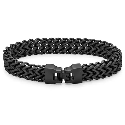 Silver Foxtail Chain Bracelet Silver Foxtail Chain Bracelet zamzaria Black Imitation jewelry 