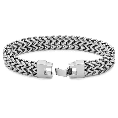 Silver Foxtail Chain Bracelet Silver Foxtail Chain Bracelet zamzaria Silver Imitation jewelry 