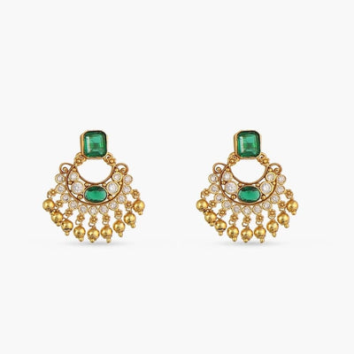 Luxury Emerald Green Bridal Necklace Set