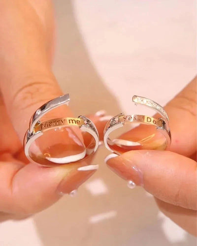 Custom Name Couple Nikah Rings Custom Name Couple Nikah Rings zamzaria 