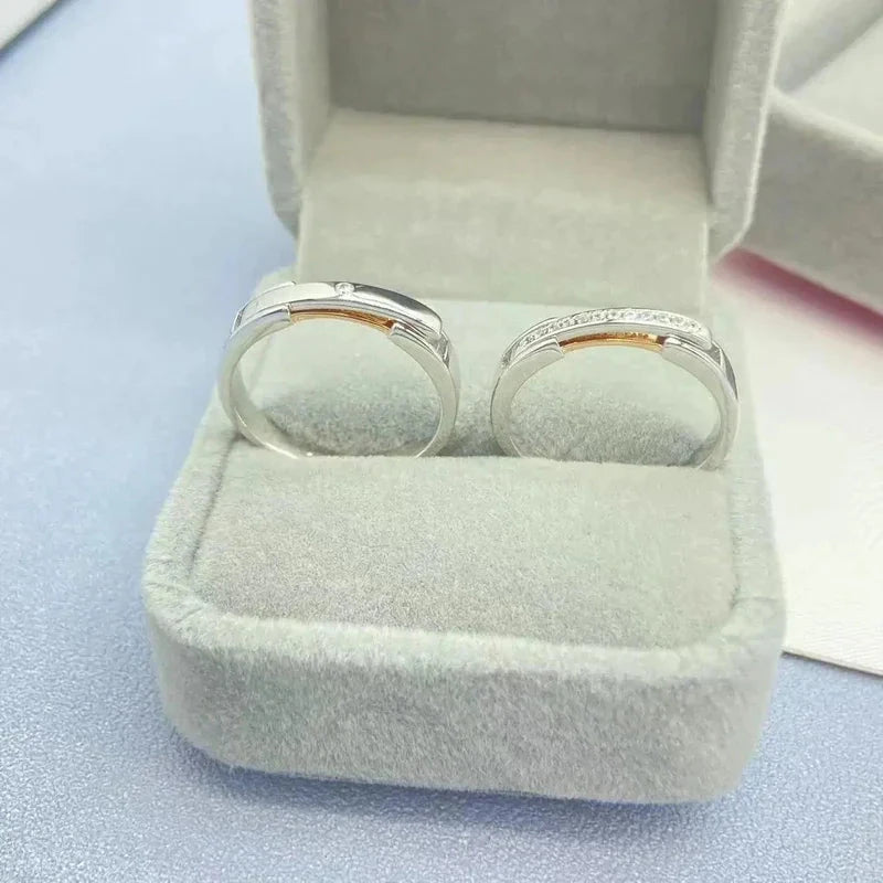 Custom Name Couple Nikah Rings Custom Name Couple Nikah Rings zamzaria 