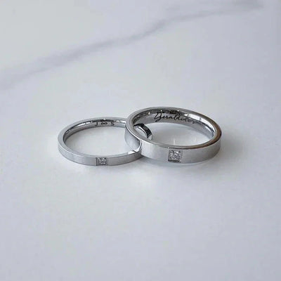 Elegant Nikah Rings for Couples Elegant Nikah Rings for Couples zamzaria Silver 18 